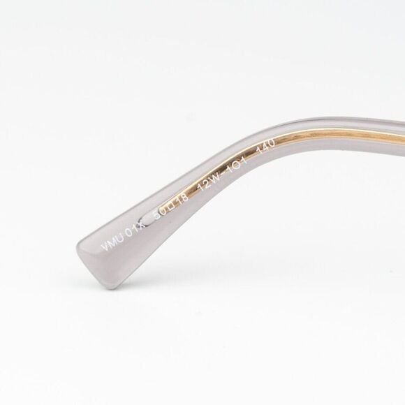 NEW Miu Miu MU01XV 12W1O1 Mauve Transparent Oval Unisex Eyeglasses VMU01X - Picture 11 of 12